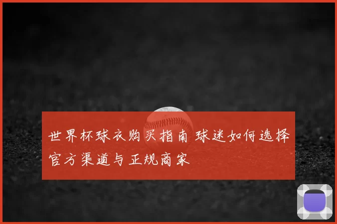 世界杯球衣购买指南 球迷如何选择官方渠道与正规商家